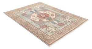 Tappeto Kazak Stilizzato Azzurro Beige 146x188 Cm