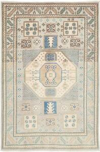 Tappeto Kazak Geometrico Grigio Beige 119x180 Cm