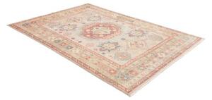 Tappeto Kazak Stilizzato Beige Rosso Mattone 168x234 Cm