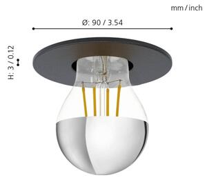 Eglo 99061 - Lampada da incasso SALUZZO 1xE27/40W/230V
