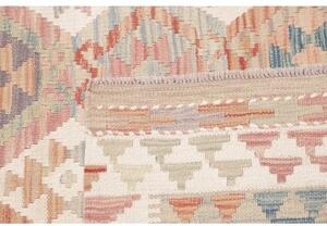 Tappeto Kilim Geometrico Beige Rosa 180x240 Cm