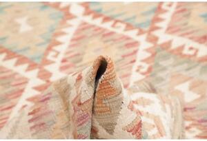 Tappeto Kilim Geometrico Beige Avorio 169x244 Cm