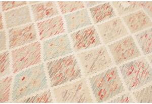 Tappeto Kilim Geometrico Beige Rosa Antico 148x191 Cm
