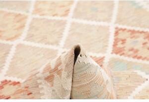 Tappeto Kilim Geometrico Beige Avorio 154x200 Cm