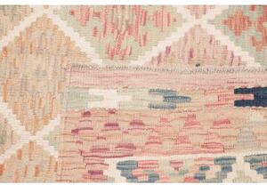 Tappeto Kilim Geometrico Beige Rosa Antico 150x210 Cm