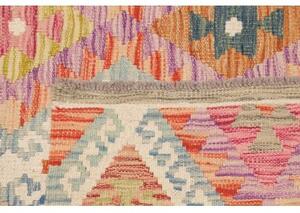 Tappeto Kilim Geometrico Multicolore 107x197 Cm