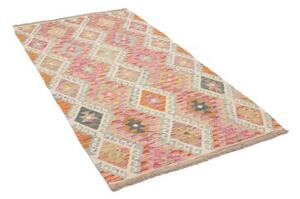 Tappeto Kilim Geometrico Multicolore 107x197 Cm