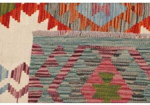 Tappeto Kilim Geometrico Avorio Multicolore 178x240 Cm