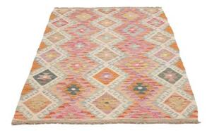 Tappeto Kilim Geometrico Multicolore 107x197 Cm