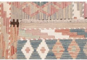 Tappeto Kilim Geometrico Rosa Terracotta 160x243 Cm