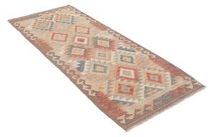 Tappeto Kilim Geometrico Tortora Mattone 80x194 Cm