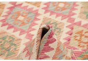 Tappeto Kilim Geometrico Beige Rosa 99x198 Cm