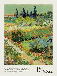 Riproduzione The Garden at Arles 1888, Vincent van Gogh