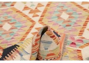 Tappeto Kilim Geometrico Becco Multicolore 104x193 Cm
