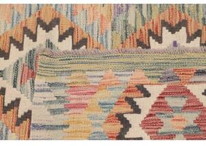 Tappeto Kilim Geometrico Beige Multicolore 107x199 Cm
