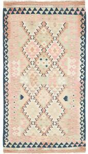 Tappeto Kilim Geometrico Beige Rosa 101x183 Cm