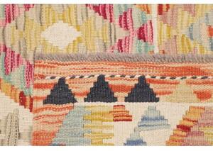 Tappeto Kilim Geometrico Becco Multicolore 104x193 Cm
