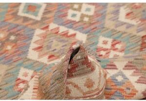Tappeto Kilim Geometrico Beige Avorio 103x199 Cm