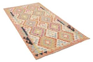 Tappeto Kilim Geometrico Becco Multicolore 104x193 Cm