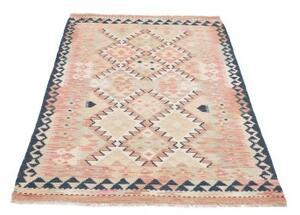 Tappeto Kilim Geometrico Beige Rosa 101x183 Cm