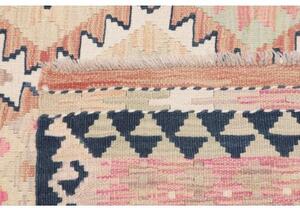 Tappeto Kilim Geometrico Beige Rosa 101x183 Cm