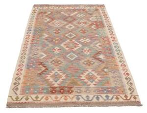 Tappeto Kilim Geometrico Beige Avorio 103x199 Cm