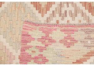 Tappeto Kilim Geometrico Beige Rosa 98x191 Cm