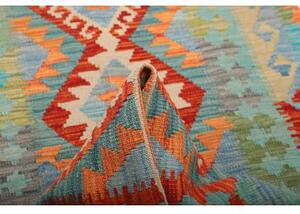 Tappeto Kilim Geometrico Multicolore Corsia 85x243 Cm