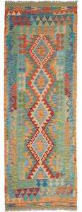 Tappeto Kilim Geometrico Multicolore Corsia 85x243 Cm