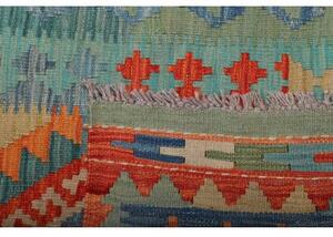 Tappeto Kilim Geometrico Multicolore Corsia 85x243 Cm
