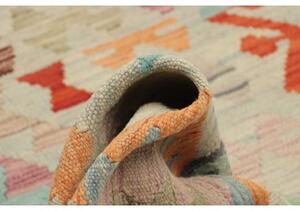 Tappeto Kilim Geometrico Celeste Multicolore 102x145 Cm