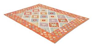 Tappeto Kilim Geometrico Aragosta Multicolore 150x194 Cm