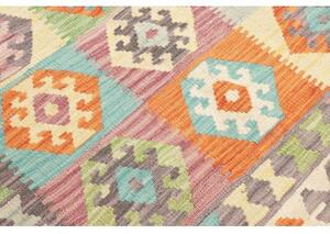 Tappeto Kilim Geometrico Multicolore Beige 151x193 Cm