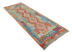 Tappeto Kilim Geometrico Multicolore Corsia 85x243 Cm