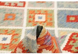 Tappeto Kilim Geometrico Aragosta Multicolore 150x194 Cm