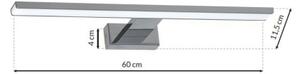 Illuminazione LED per specchio da bagno SHINE LED/13,8W/230V 60 cm IP44 cromo lucido