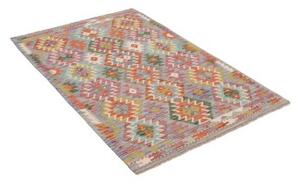Tappeto Kilim Geometrico Multicolore 102x152 Cm