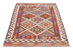 Tappeto Kilim Stilizzato Multicolore 100x148 Cm