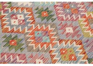 Tappeto Kilim Geometrico Multicolore 102x152 Cm