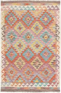 Tappeto Kilim Geometrico Multicolore 101x150 Cm