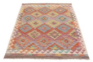 Tappeto Kilim Geometrico Multicolore 101x150 Cm