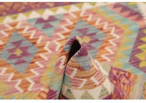 Tappeto Kilim Geometrico Multicolore 100x146 Cm