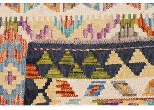 Tappeto Kilim Geometrico Avorio Multicolore 105x149 Cm