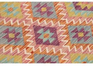 Tappeto Kilim Geometrico Multicolore 100x146 Cm