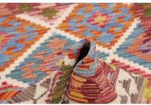 Tappeto Kilim Stilizzato Multicolore 100x148 Cm