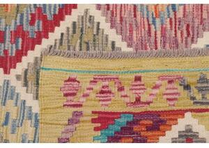 Tappeto Kilim Geometrico Beige Multicolore 100x145 Cm