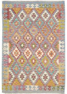 Tappeto Kilim Geometrico Azzurro Multicolore 103x149 Cm