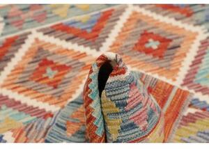 Tappeto Kilim Geometrico Multicolore 105x151 Cm
