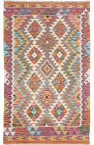 Tappeto Kilim Geometrico Multicolore 101x161 Cm