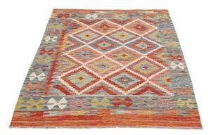 Tappeto Kilim Geometrico Multicolore 105x151 Cm